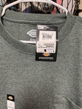 Dickies Green Heather Chest Pocket Tee